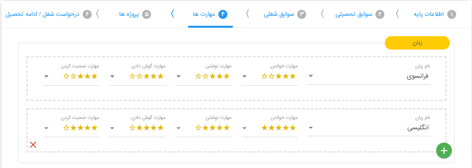 رزومه نویسی